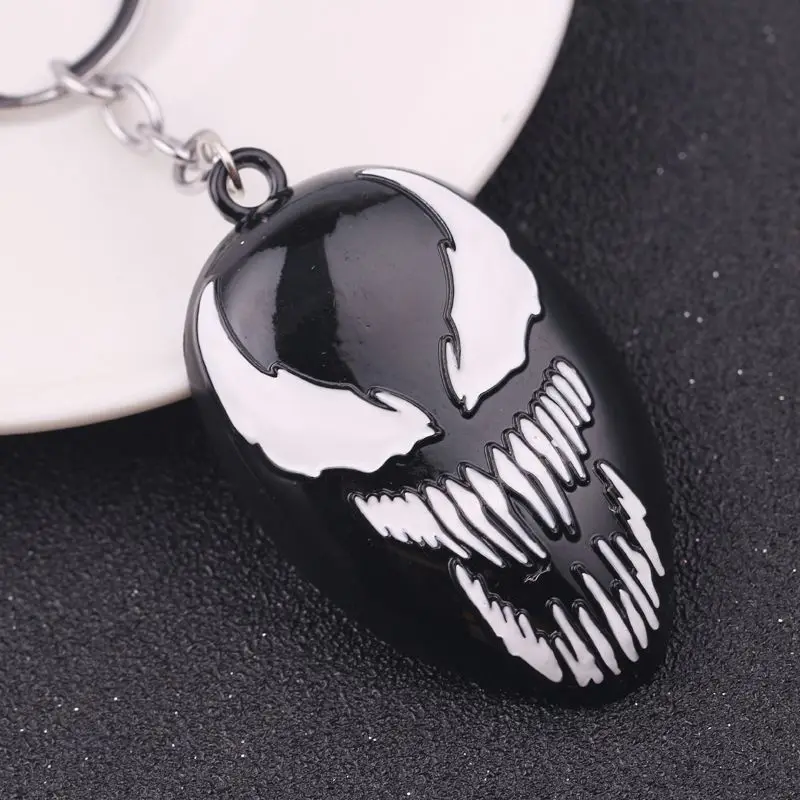 

Disney Marvel Avengers Venom Deadly Guardian Key Chain Around The Movie Metal Pendant Keychain