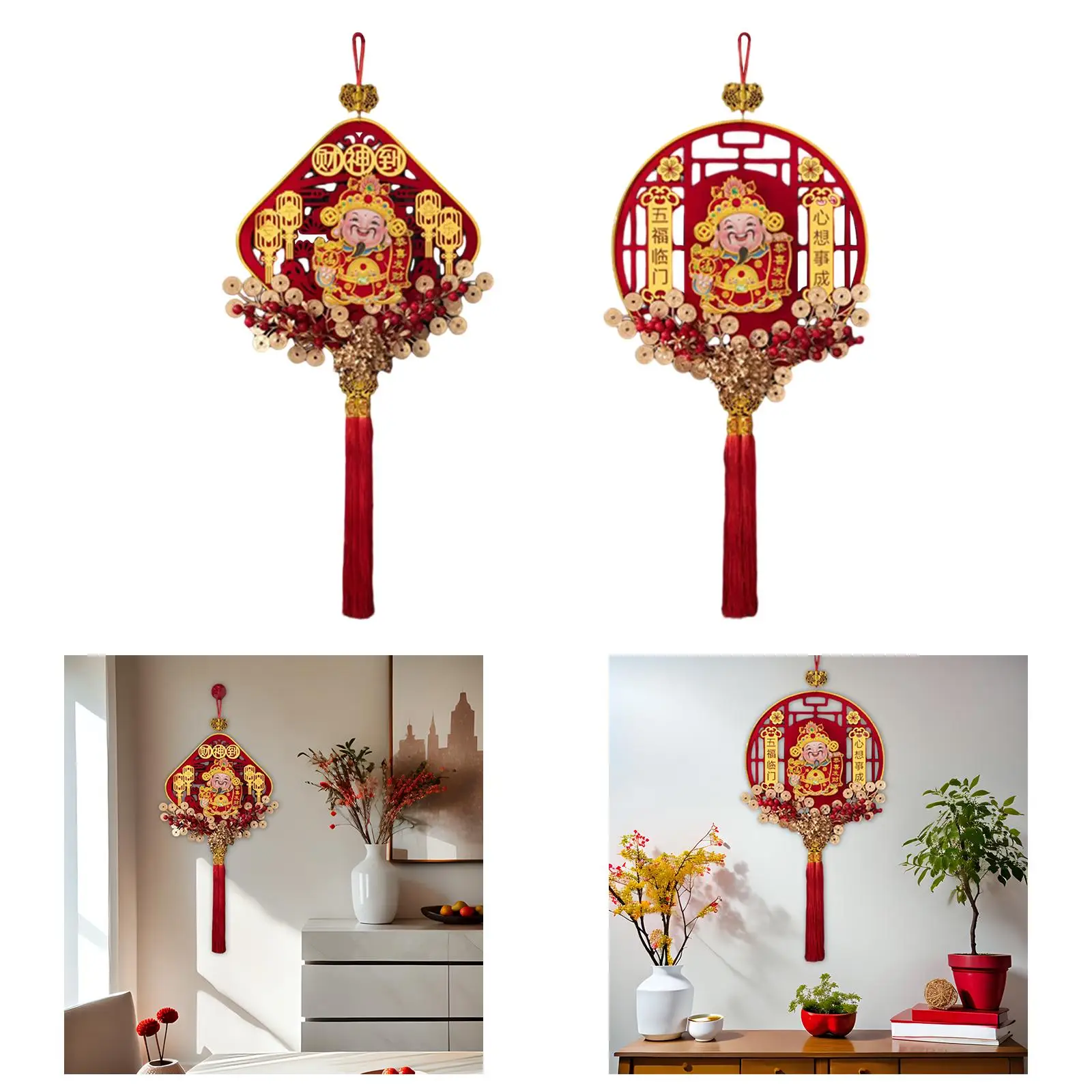 Китайский Новый Год Потолочные Украшения 2024 Весенний Фестиваль Подвесное