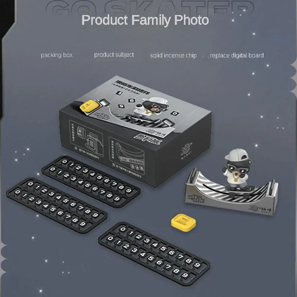 Haco Bear Временная искусственная творческая подставка для номерного знака скутера