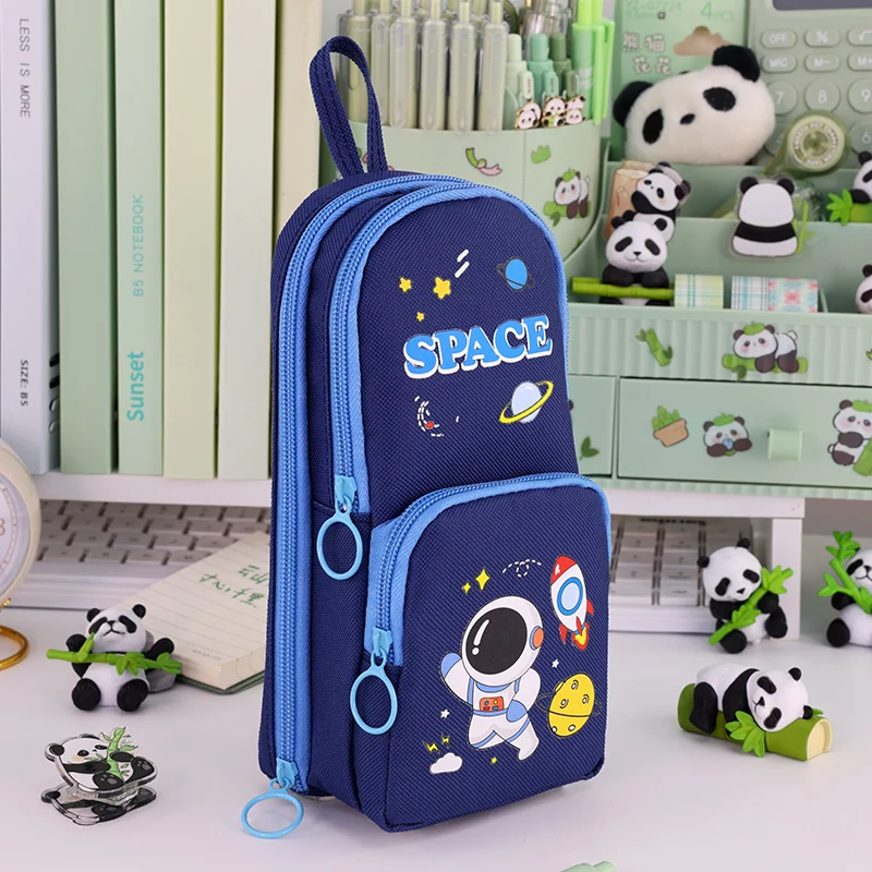 

Прочный пенал большой емкости для студентов, мужчин и девочек, стиль Ins, нишевый дизайн с пандой, содержащие не грязные школьные принадлежности