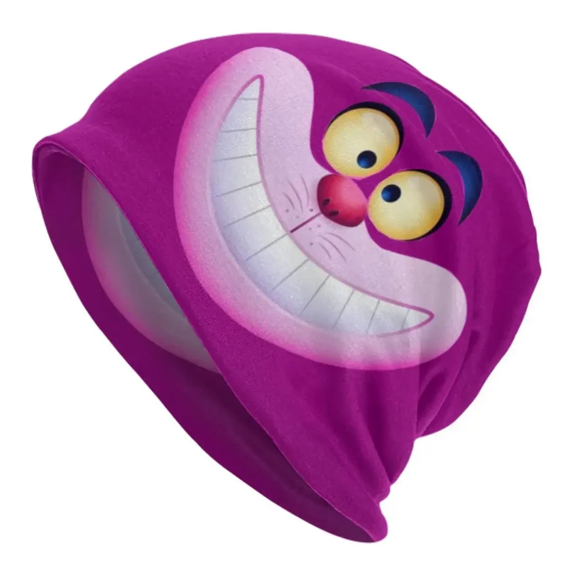 

Smiling Cheshires Cat Skullies Beanies Caps Winter Knitted Hat Men Women Fashion Adult Cartoon Anime Bonnet Hats Outdoor Ski Cap