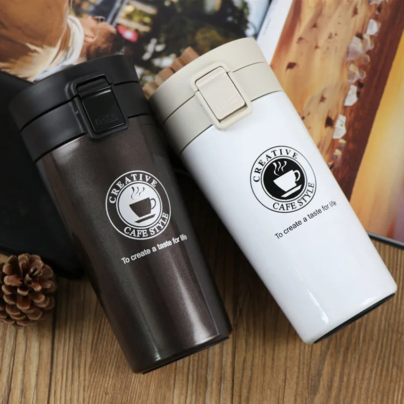 

Double Wall Vacuum Flask bottle Thermos Coffee Mug Stainless Steel Tumbler thermo Tea mug Travel thermos mug Thermocup