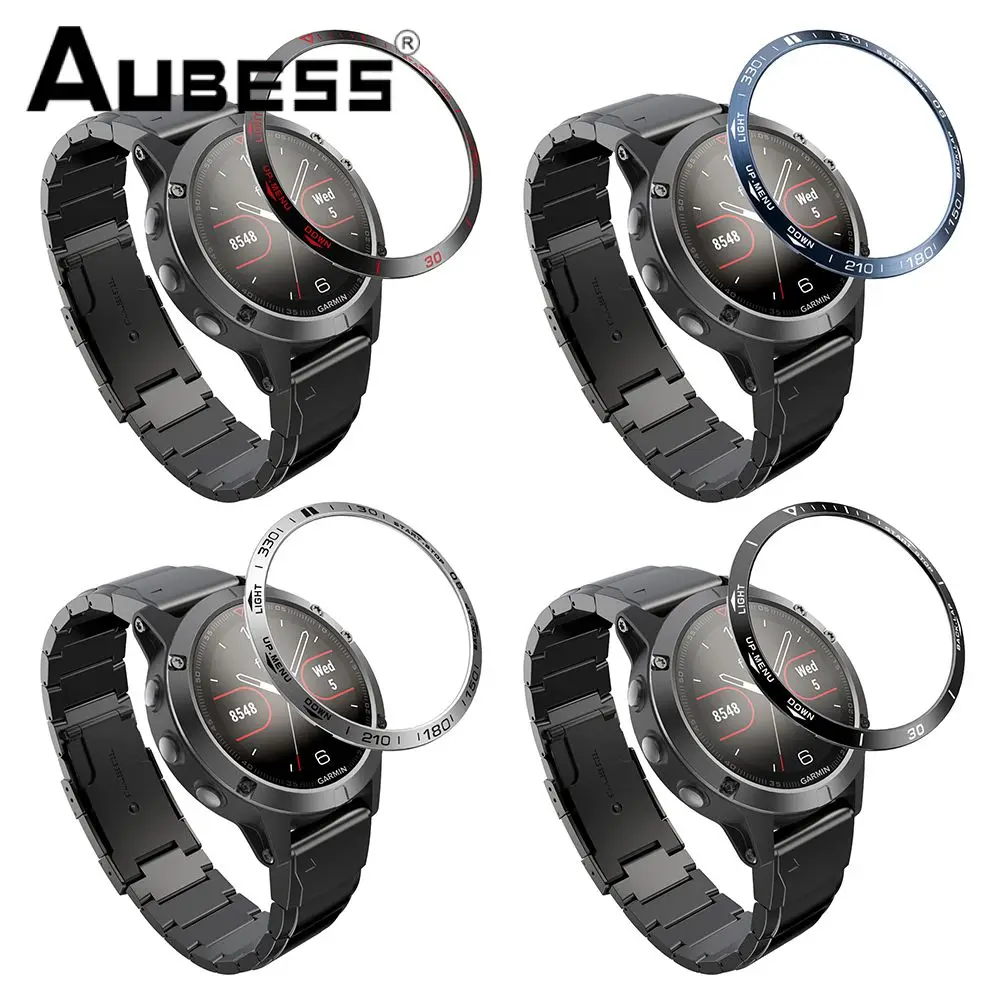 

Рамка для часов, бриллиантовые кольца, защита от царапин из нержавеющей стали, стальное кольцо для Garmin Fenix 5x, ремешок для часов