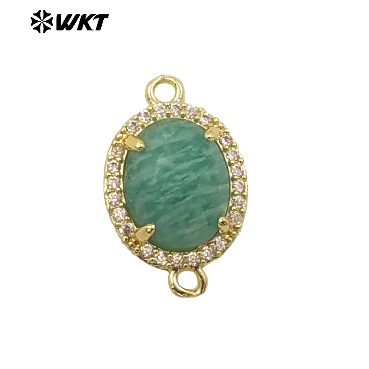 WT-C336 Стильный маленький циркон круглый красочный натуральный драгоценный камень