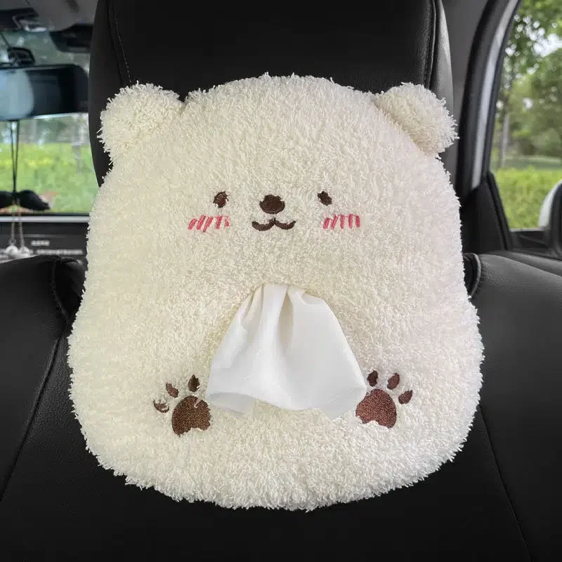 

Car Tissue Box Cartoon Cute Paper Case Interior Decoration For Car Seat Back