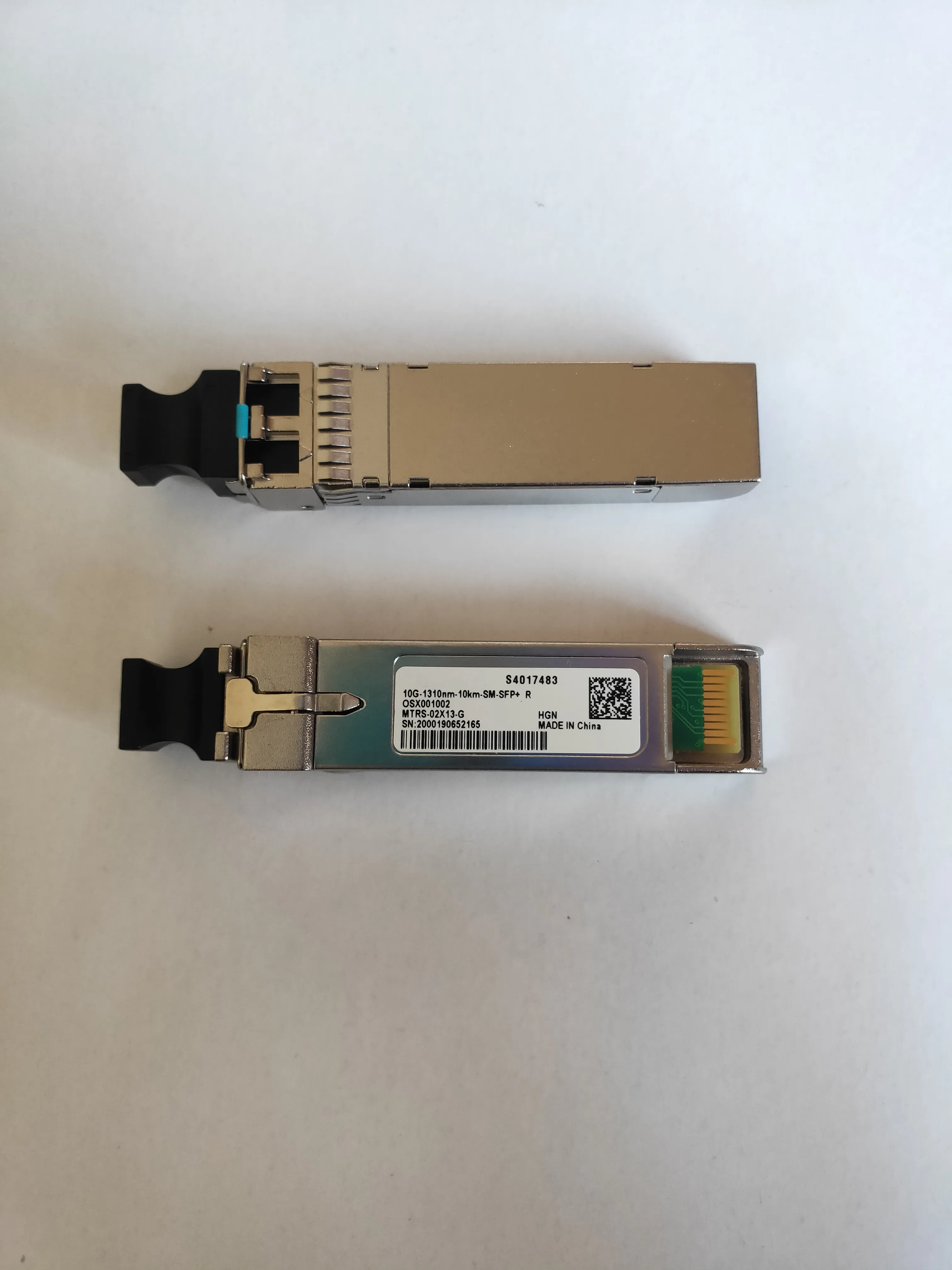 Фото Оптоволоконный трансивер 10G SFP S 4017483   10G-1310NM-10KM-SM-SFP+ OSX 001002   MTRS-02X13-G Оптический сетевой модуль SFP+ 10 ГБ №2