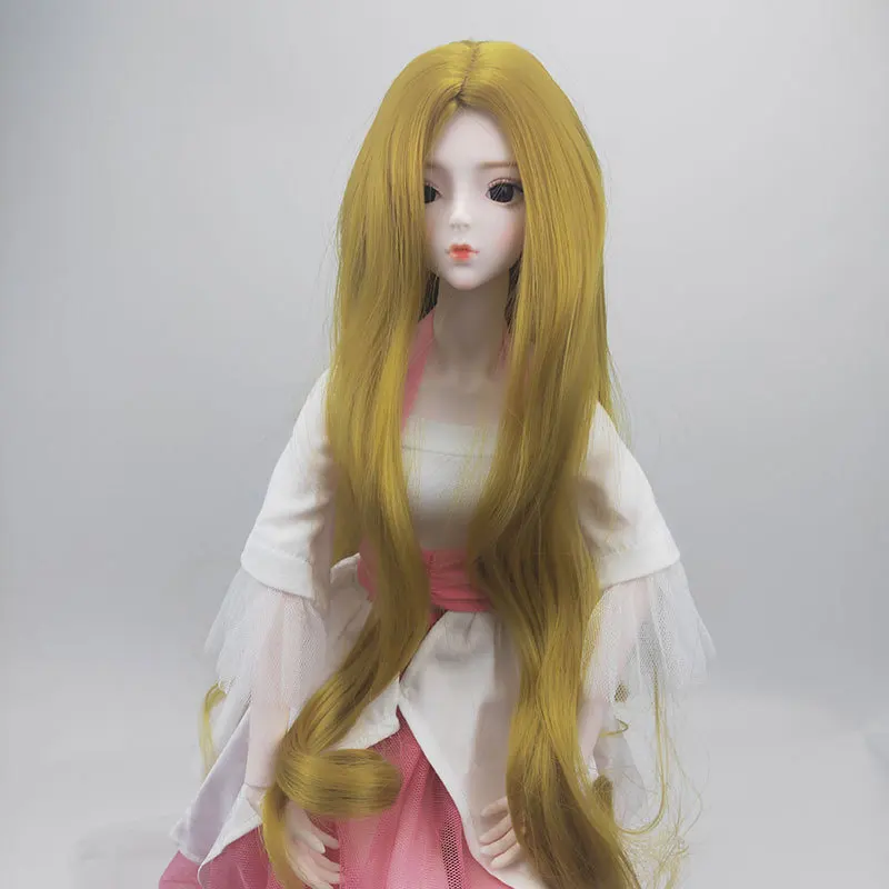 

Doll Accessories Doll Wig Change Dress Up Long Wave Curl Hair for 60 Cm BJD/SD Doll 1/3 Girl Play House Kids Diy Toys