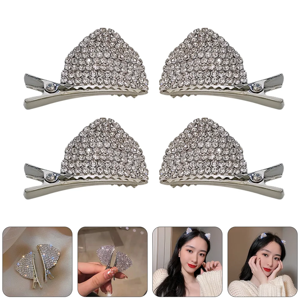 

8Pcs Hairpins Gorgeous Shiny Exquisite Portable Hair Barrettes Headdress