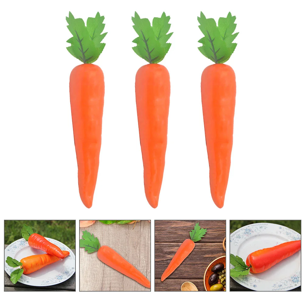 

Carrots Vegetables Artificial Eastersimulation Props Carrot Fake Vegetable Fruits Fauxphotography Fruit Decoration Model Mini