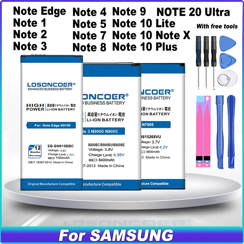 Аккумулятор 8400 мАч для Samsung Galaxy Note 5 7 8 9 1 2 3 4 Note Edge N9150 10 Lite X Plus 20 Ultra N9600 N7000 N7100 N9000 N9200 Аккумулятор 8400 мАч для Samsung Galaxy Note 5 7 8 9 1 2 3 4 Note Edge N9150 10 Lite X Plus 20 Ultra N9600 N7000 N7100 N9000 N9200