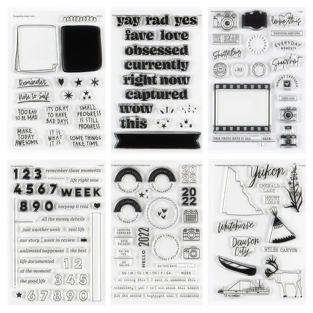 Новый прозрачный штамп на английском языке для резки прозрачная печать
