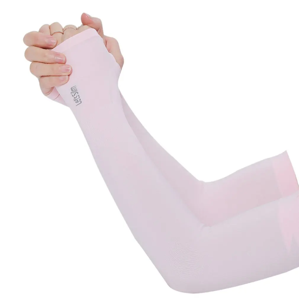 2 шт. Воздухопроницаемые быстросохнущие шелковые рукава для защиты от УФ-лучей |