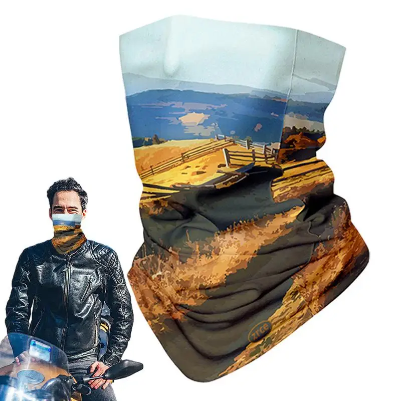 

Женский зимний шарф-хомут, ветрозащитный шарф-хомут