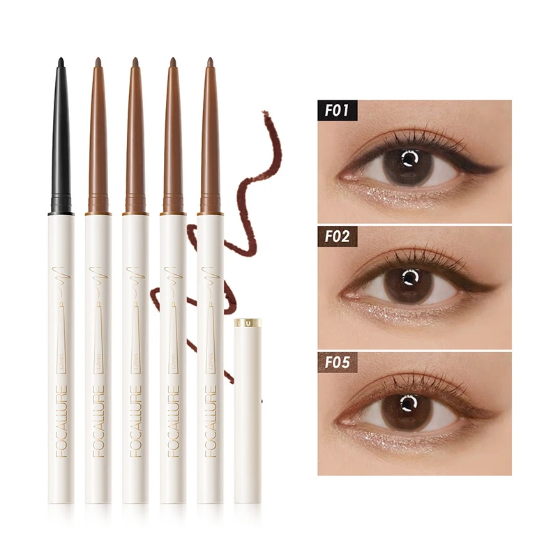 

Ultra-slim 1.7mm Eyeliner Gel Pencil Long Wear Waterproof Soft Eye Liner Makeup