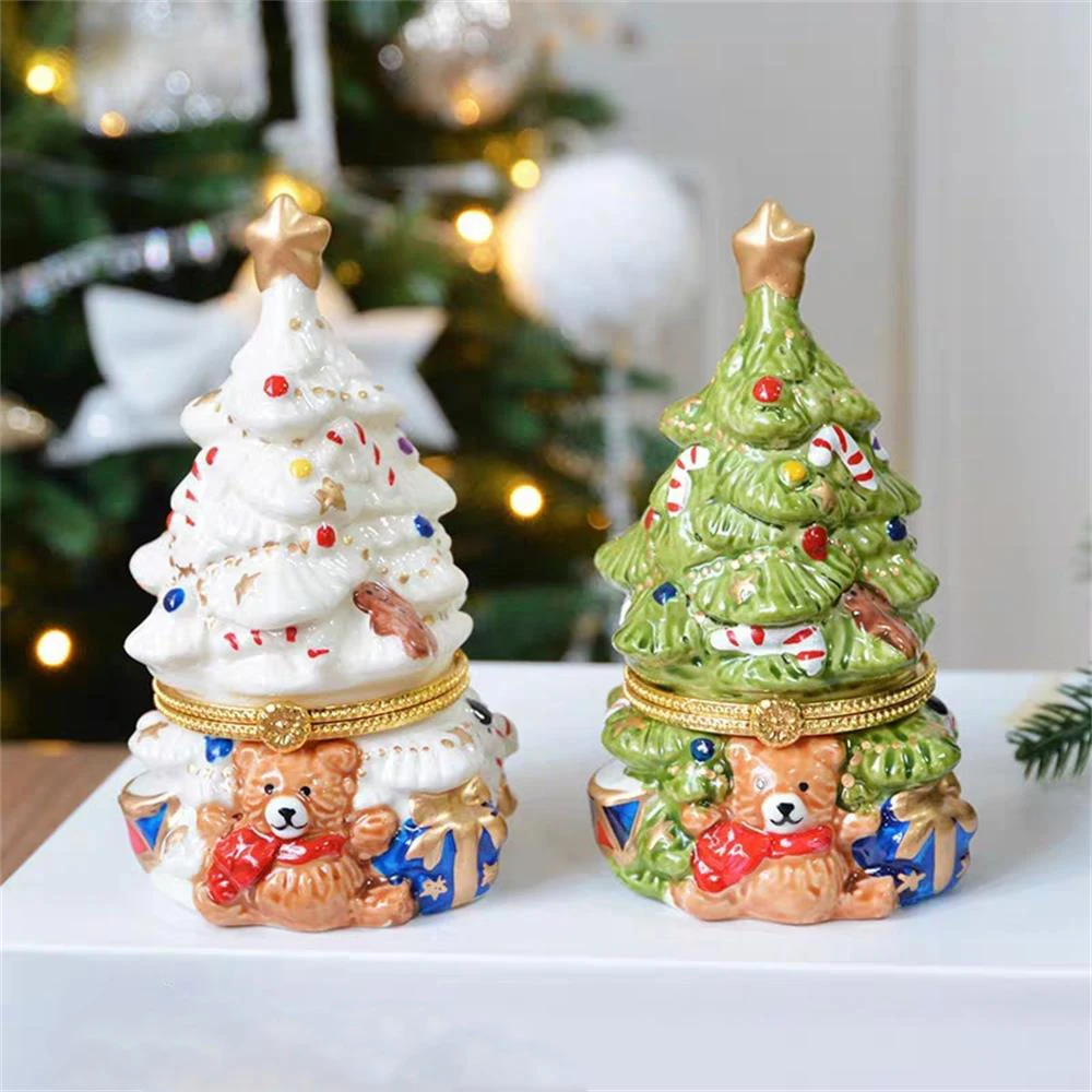

Spice Jars Exquisite Workmanship Candle Ceramic Jars Christmas Decoration Kitchen Seasoning Spices Jars Kitchen Food Storage Jar
