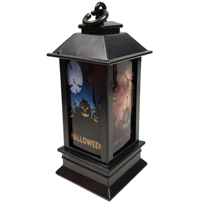 

Halloween LED Lantern Vintage Led Lantern Decorative Hanging Lanterns For Home Decor Festive Decoration Party Lights Random