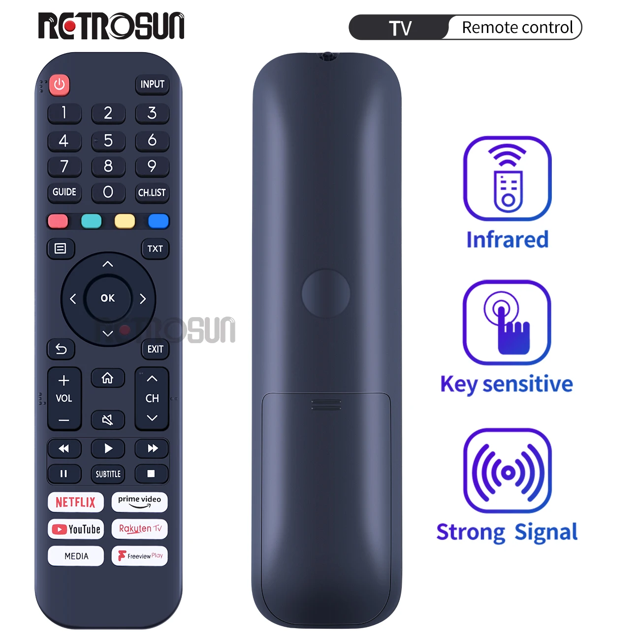 Пульт дистанционного управления EN2Y30H для 2020/2021 VIDAA Hisense Smart TV