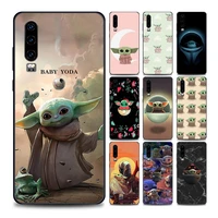cute lovely b baby y yoda phone case for huawei p10 lite p20 pro p30 pro p40 lite p50 pro plus p smart z soft silicone