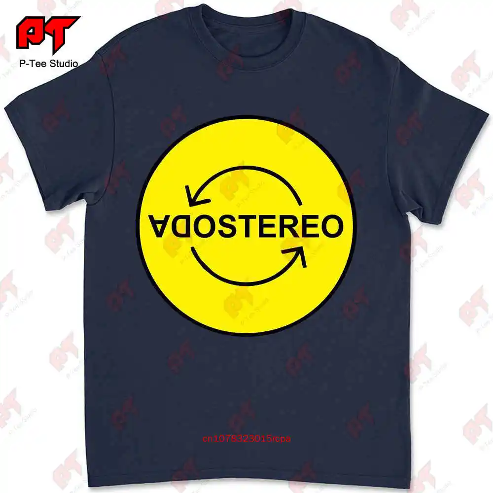Забавная хлопковая Винтажная футболка на день рождения sodawstereo 7C7Z