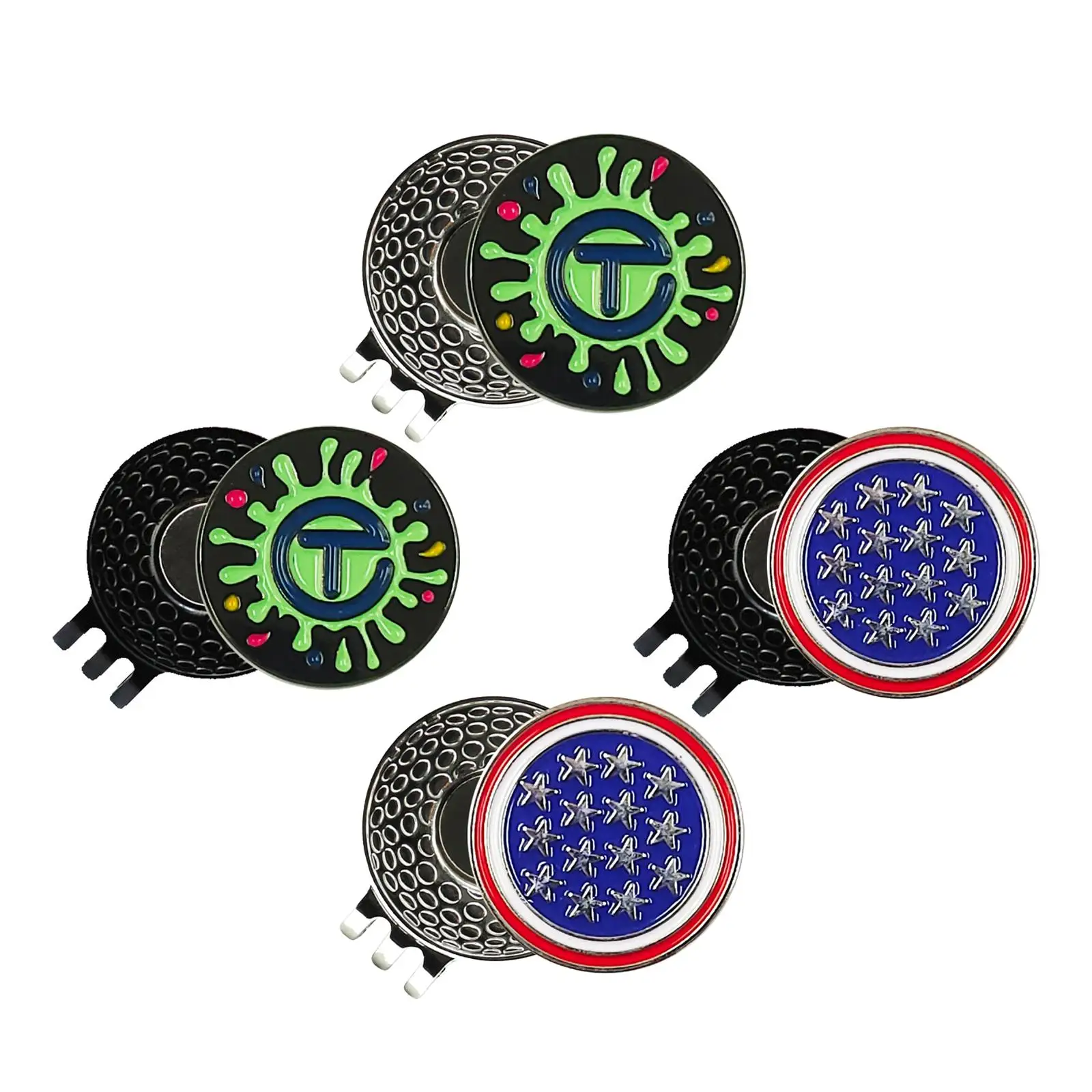 Маркер для мяча гольфа подарок мужчин и женщин 25 мм подарки аксессуары маркер