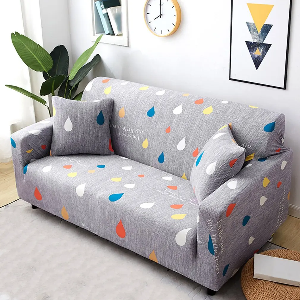 

Solid Color Sofa Cover All-inclusive High Elasticity Plush Sofa Cover Thickening Can Be Customized Fashion