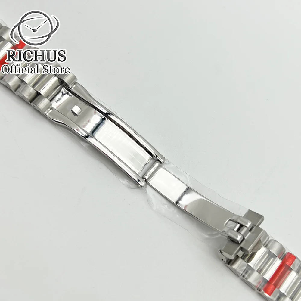 RICHUS 20 мм ремешок для часов серебро золото розовое президента замена твердая