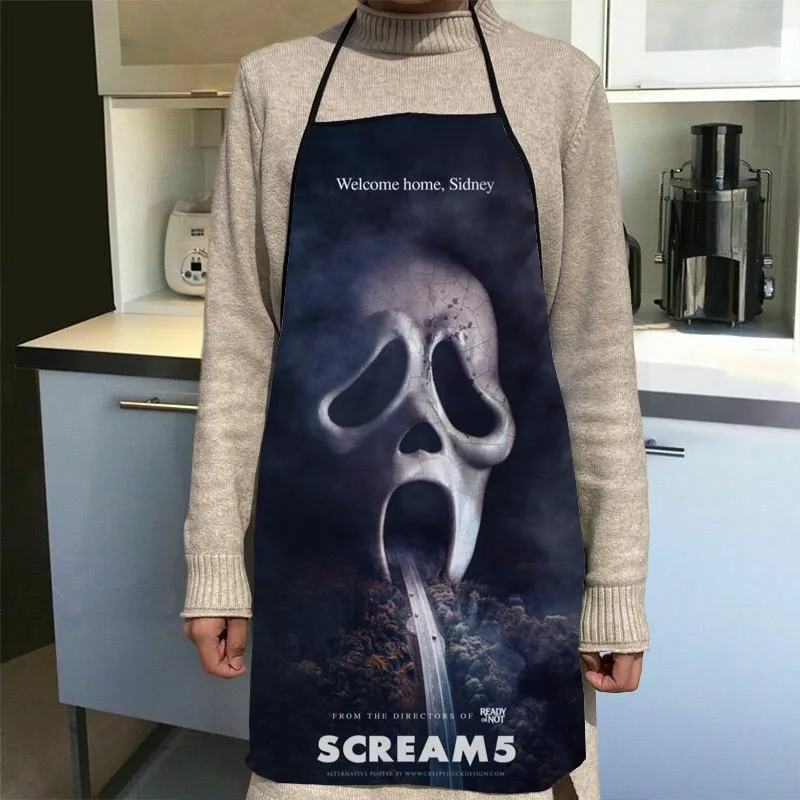 

Кухонные фартуки для женщин, Кухонные фартуки из ткани Оксфорд для уборки дома, детской кухни, 0505