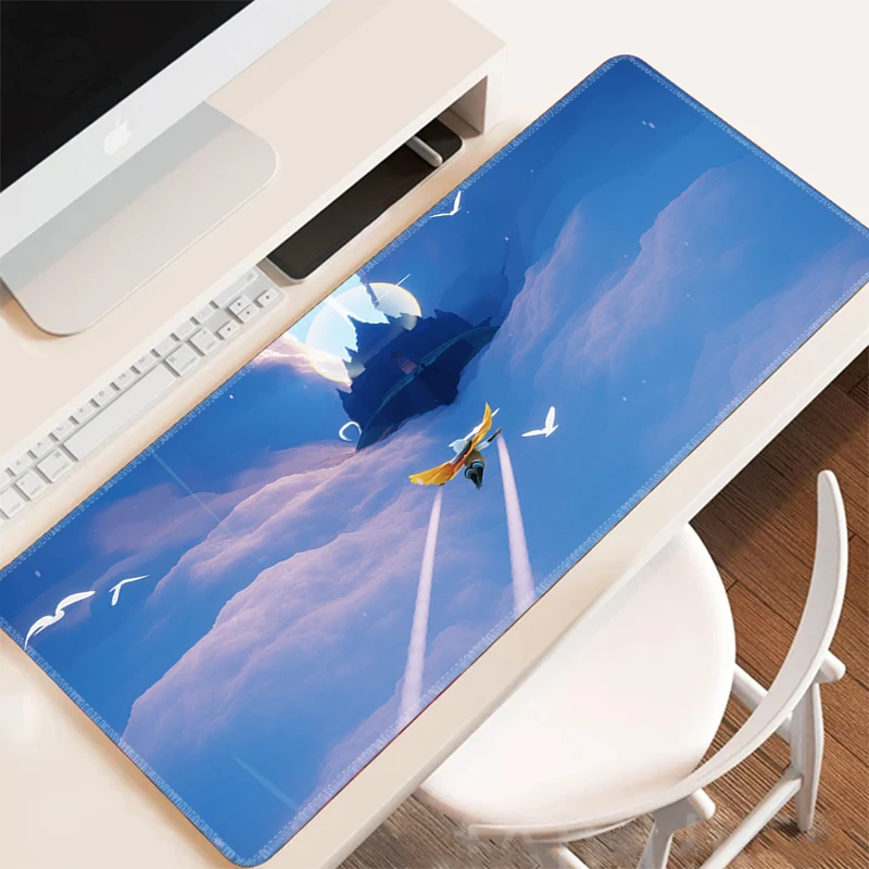 

Cute Mouse Pad Xxl SkyChildren of Lights Mousepad Anime Office Accessories Gamer Cabinet Games Desk Mat Computer Desks Keyboard
