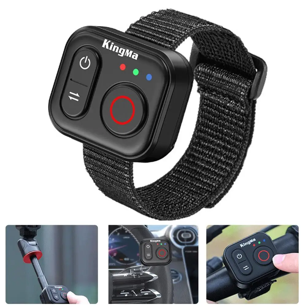 Фото Беспроводной пульт дистанционного управления Bluetooth 5,0 для DJI ACTION 6/ACTION 5 PRO/ACTION 4/OSMO 360, пульт дистанционного управления для селфи с ремешком на запястье №4