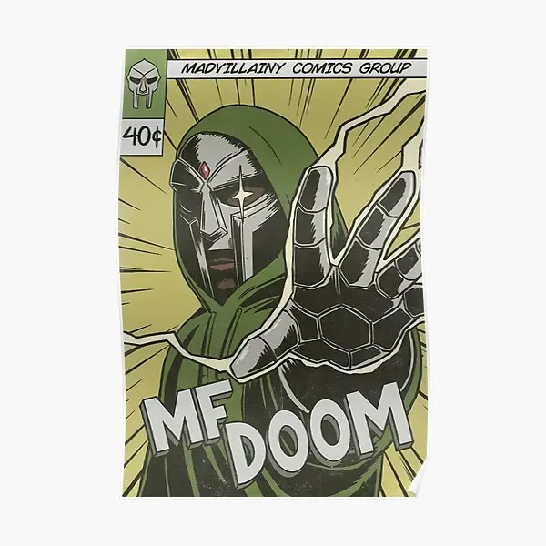 

Doom Madvillainy Comics Group Music Poster Print Mural Home Modern Vintage Funny Picture Decor Room Decoration No Frame
