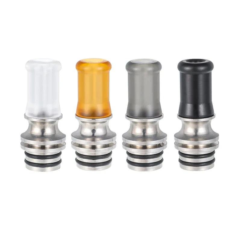 510 Drip Tip with Heat Resistant SS Base for Berserker MTL RTA VapeFly Holic MTL RDA/Wismec AMOR NS MTL Mouthpiece