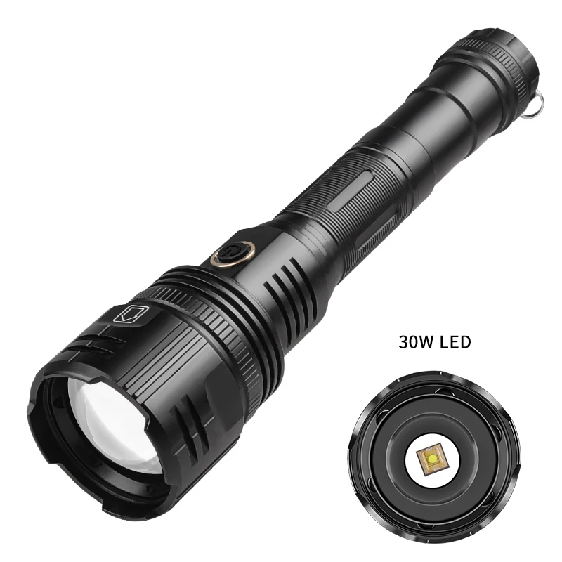 

Flashlight Most Powerful LED 500W USB Rechargeable Torch Light 6000Meter XHP360 High Power Flashlight Tactical Lantern