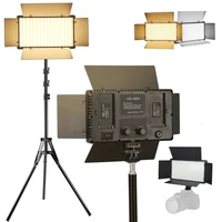 led panel light video recording 40w bi color dimmable photo studio photography fill lamp for live stream video shooting lighting
