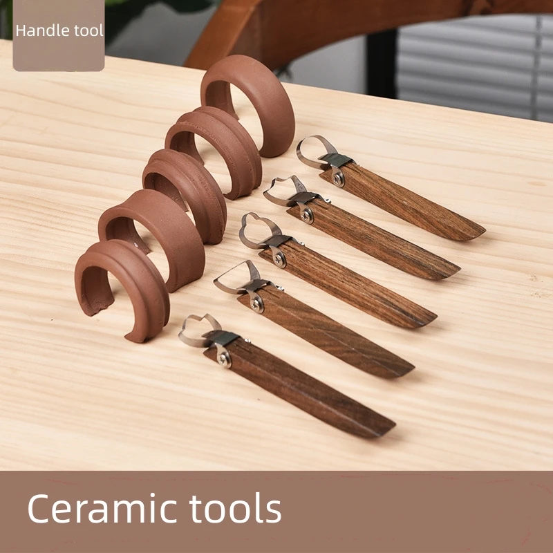 

Pottery Tea Cup Water Utensil Handle Tool DIY Handmade Polymer Clay Sculpture Repair Scraper Lightweight and Easy To Use