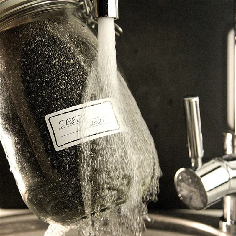 Легко снимаемые Наклейки 60x30 мм подходят для банок джема морозильников пищевых