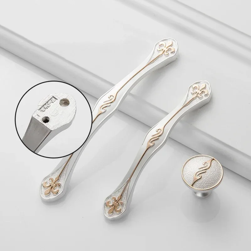 Антикварные дверные ручки винтажные для ящиков в европейском стиле ретро и