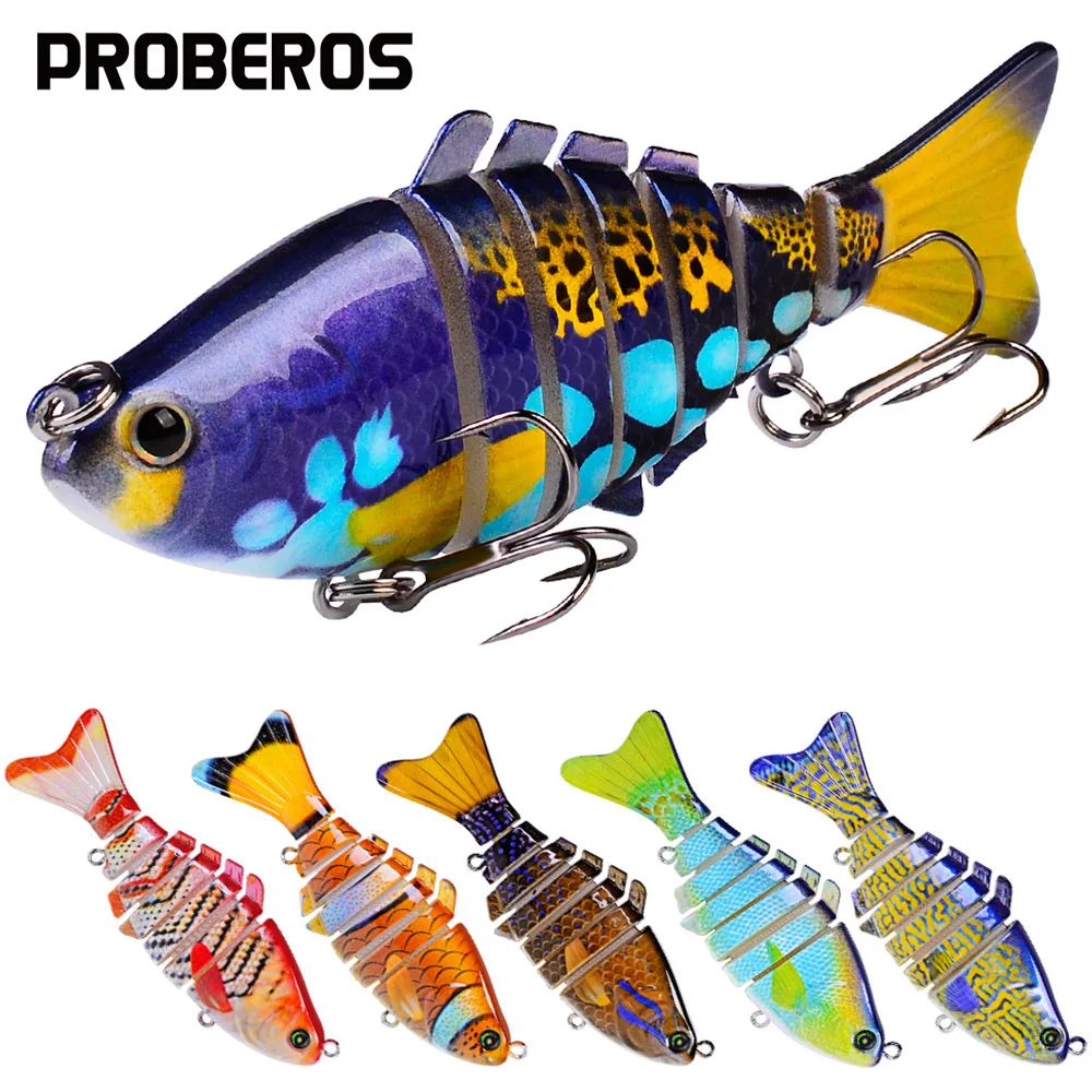 

Multi-Section Swim Hard Bait Multi Jointed Swimbait Minnow Fishing Lures For Mandarin Fish Pike Bass In Sea Lakes River Pond