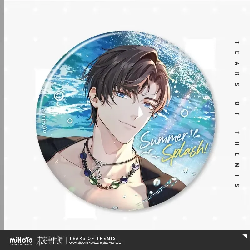 Игровой официальный Merch miHoYo оригинальные значки QCXL Chengxia Haiyu серия судей Ворон