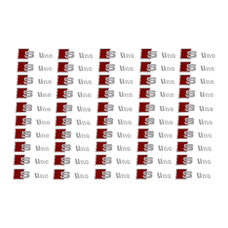 Металлическая Наклейка на руль автомобиля S Line значок эмблема наклейка для Audi RS TT