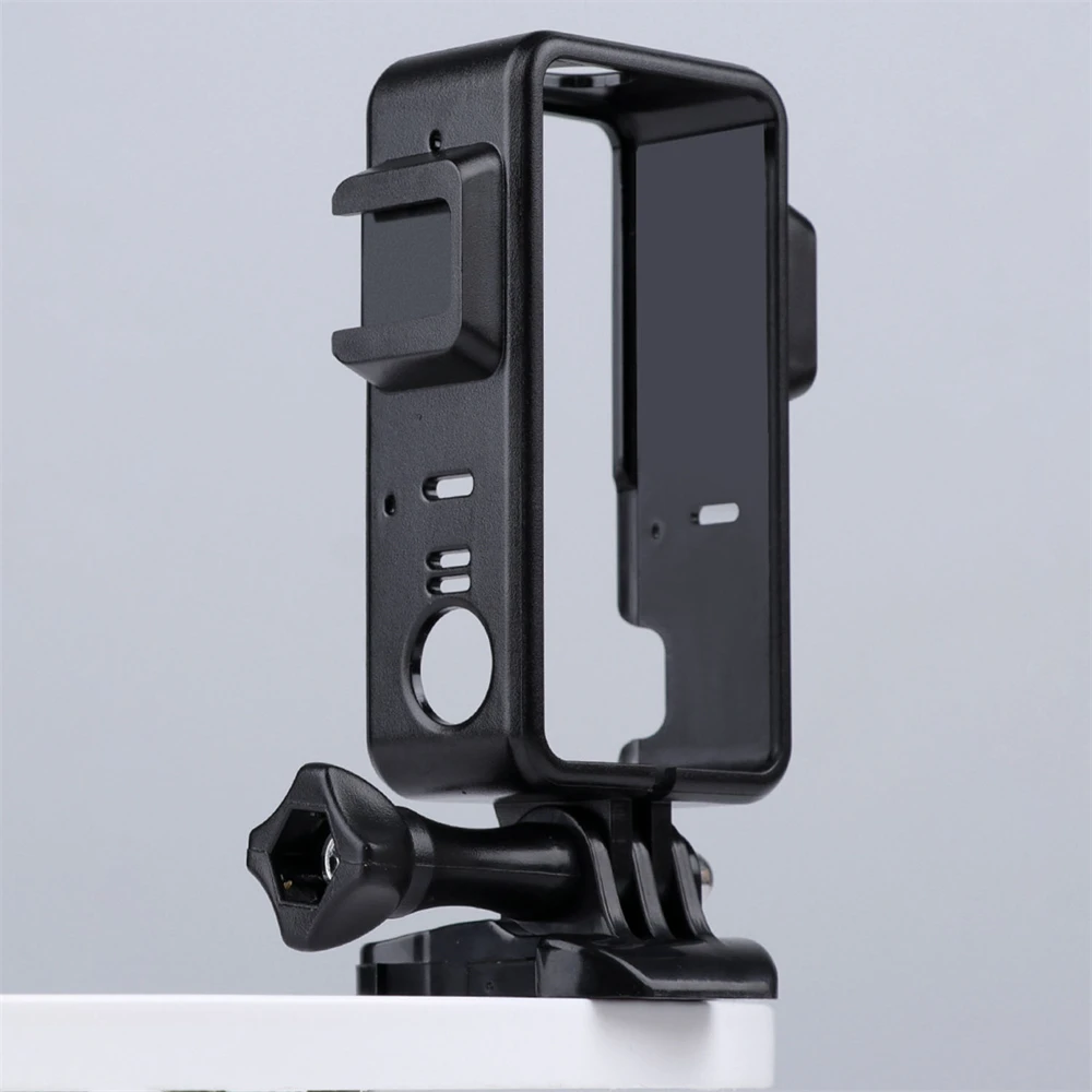 

For DJI Action 2 Plastic Border Mount Camera Cover Protective Frame Cover Case with Cold Shoe Action Camera Adapter Accessories