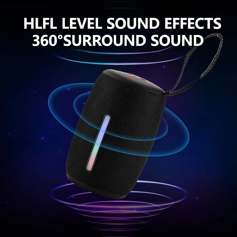 Фото Мощный Bluetooth-динамик 50 Вт, портативный уличный сабвуфер HiFi TWS, беспроводной 3D объемный звук, громкоговоритель для кемпинга и вечеринки P Pro3 №2