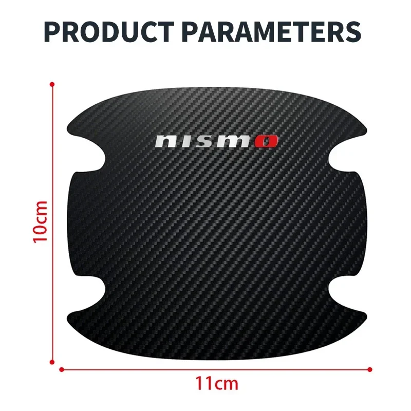 4 шт. новая наклейка на дверь автомобиля Стайлинг из углеродного волокна чехол от