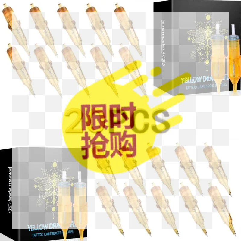 Фото 20 шт. 1 3 5 7 9 11 13 14 15 RL RM RSM1 Одноразовые иглы для татуировок, аксессуары для машинок для татуировок №1