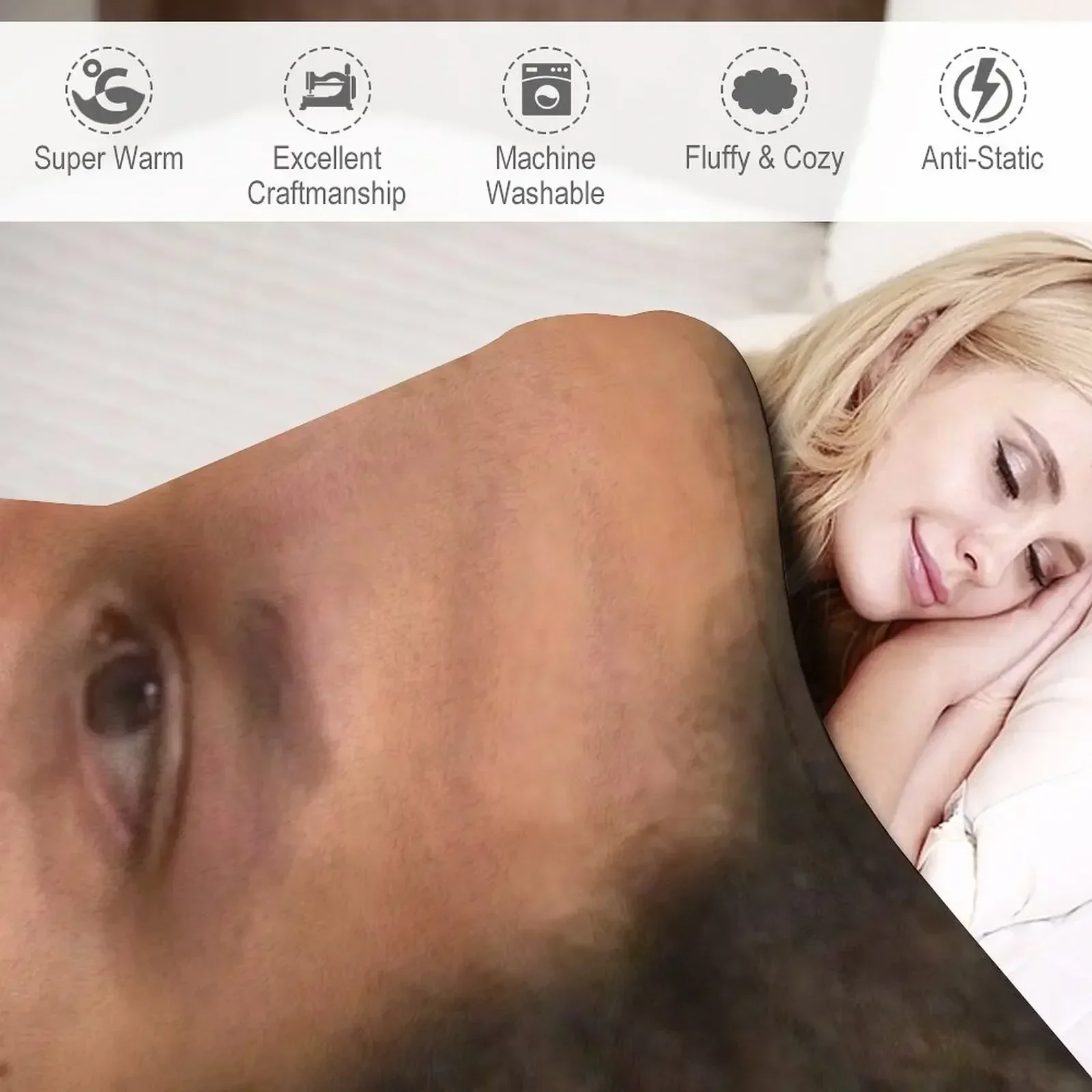 Одеяло Eric Andre Single Tear Одиночные лохматое одеяла