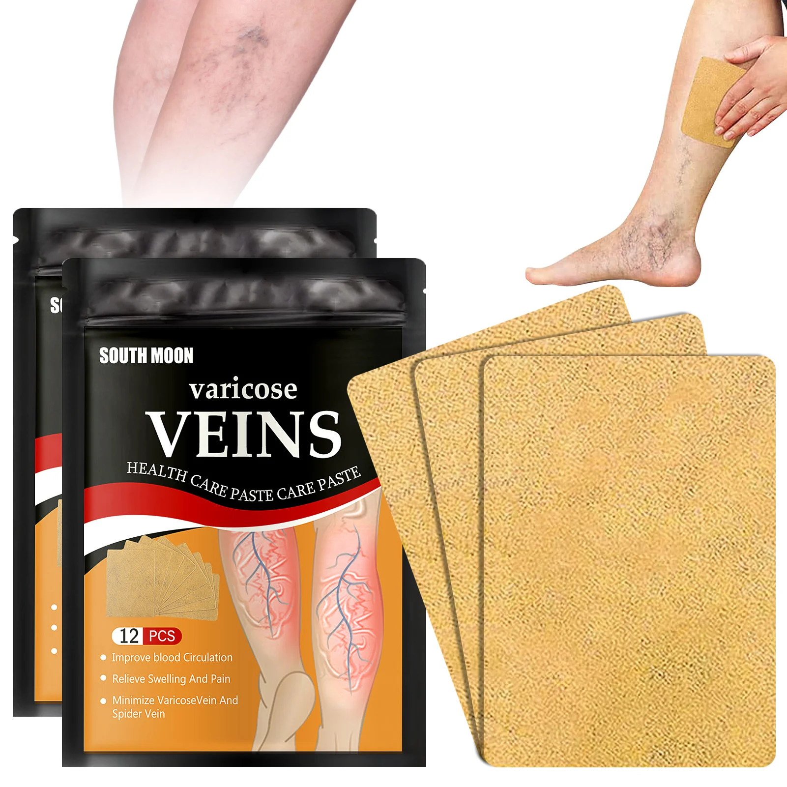 

12/24/36 шт., пластыри от варикозного расширения вен