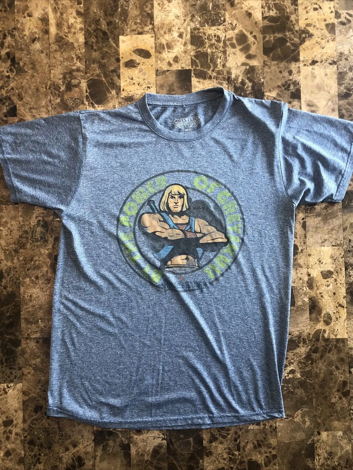 Мужская футболка среднего размера с принтом &quotМастера Вселенной&quot