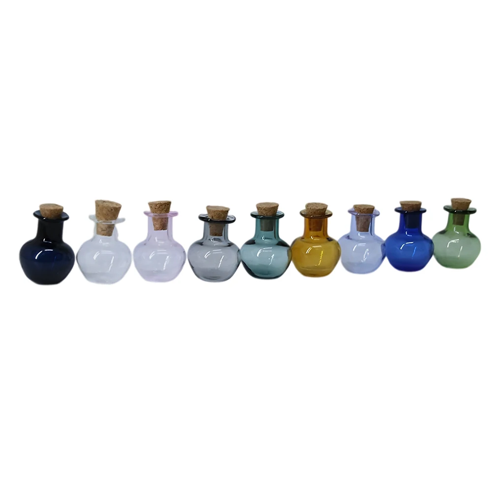 

9 шт. бутылки, стеклянная пробка, прозрачная маленькая подсветильник ка, фотографические украшения, контейнеры, браслеты, подарки на Рождест...