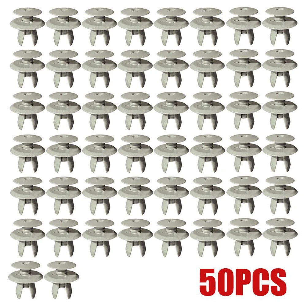 

Brand New EASY INSTALLATION Car Trim Panel Door Panel Door Panel Holder Trim Fixing Clips 50Pcs 701867299 Grey