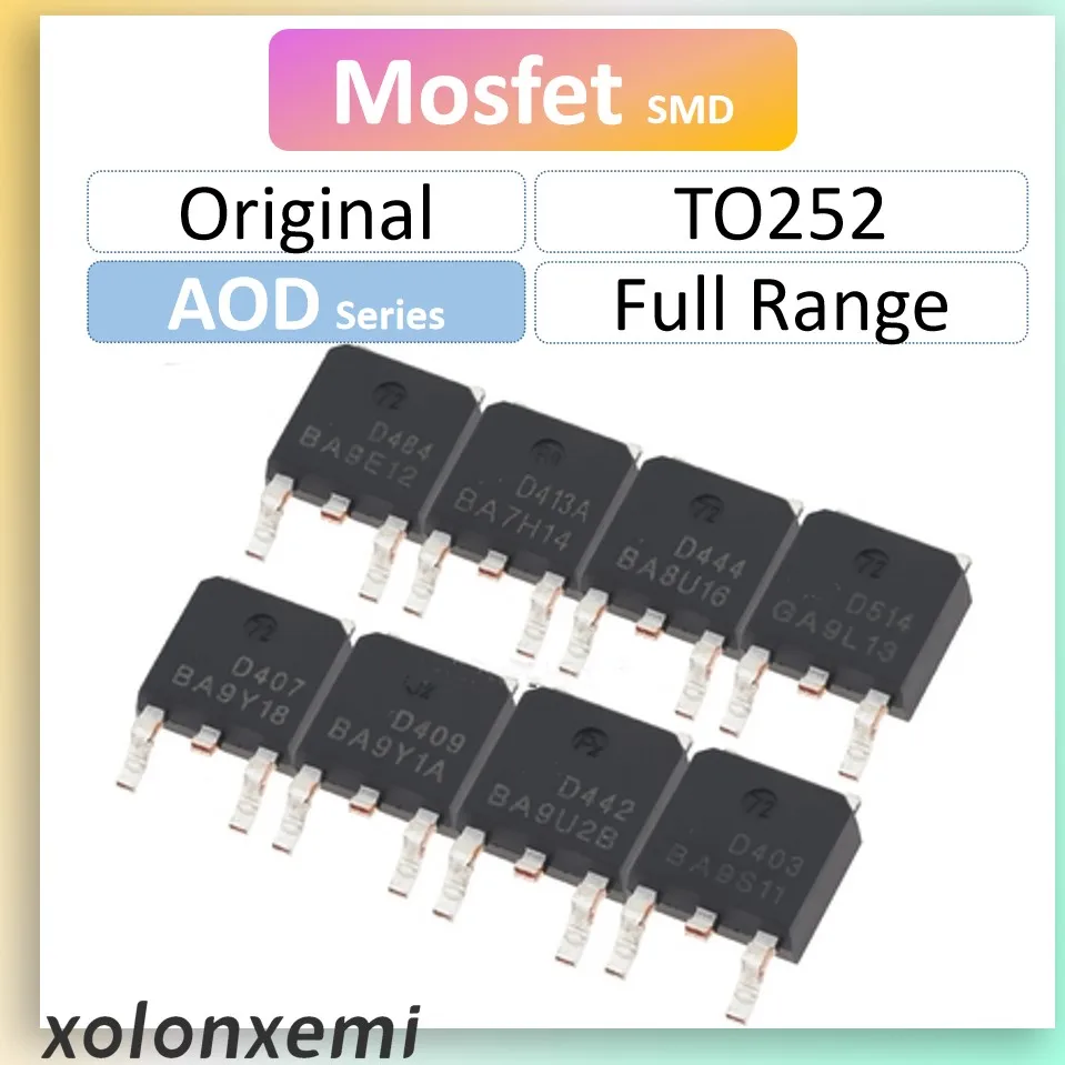 МОП-транзистор SMD AOD транзистор TO252 AOD2610 AOD403 AOD409 AOD4132 AOD413A AOD4184 AOD4185AOD425 AOD442 AOD484 AOD518 AOD609 оригинал