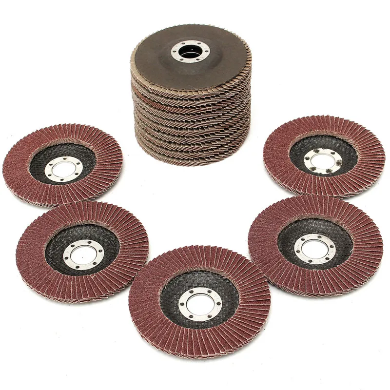 

15Pcs/Set Professional Flap Discs 115mm 4.5 Inch Sanding Wheels Discs 40/60/80 Grit Grinding Wheels Blades For Angle Grinder